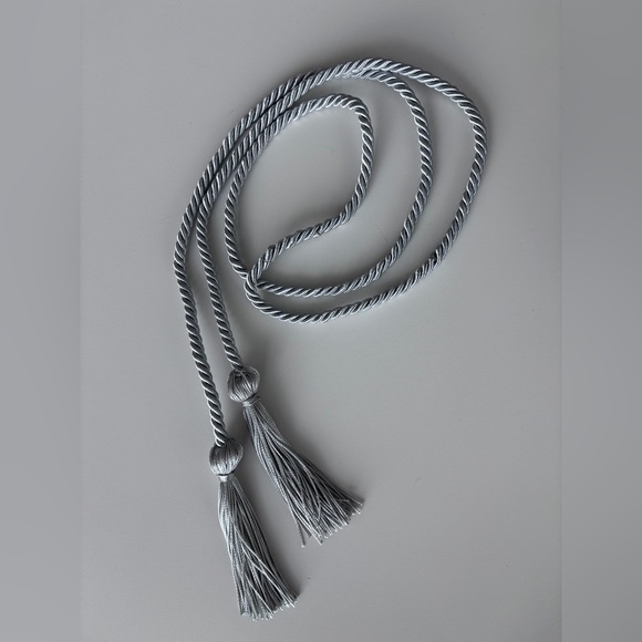 Chic Gray Tassel Rope Belt main image 10